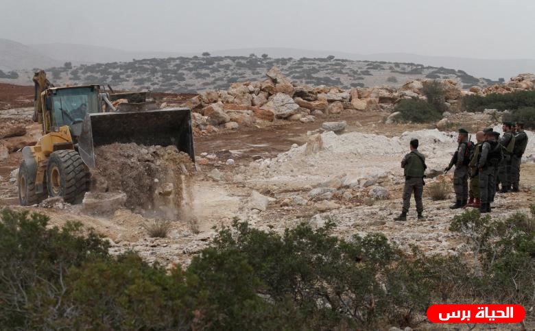 الاحتلال يهدم عرشا زراعية جنوب بيت لحم